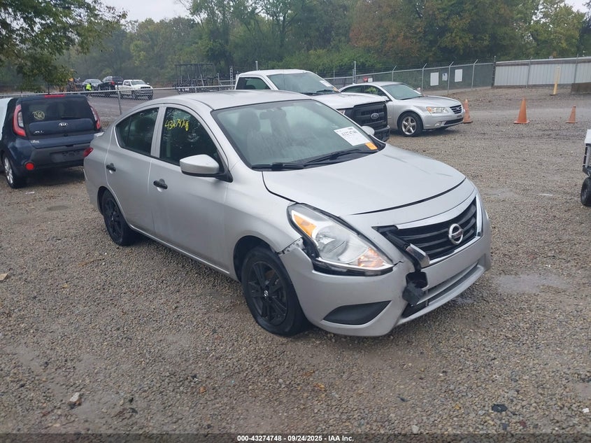 3N1CN7APXKL822395 2019 Nissan Versa 1.6 S+ auction photo 1