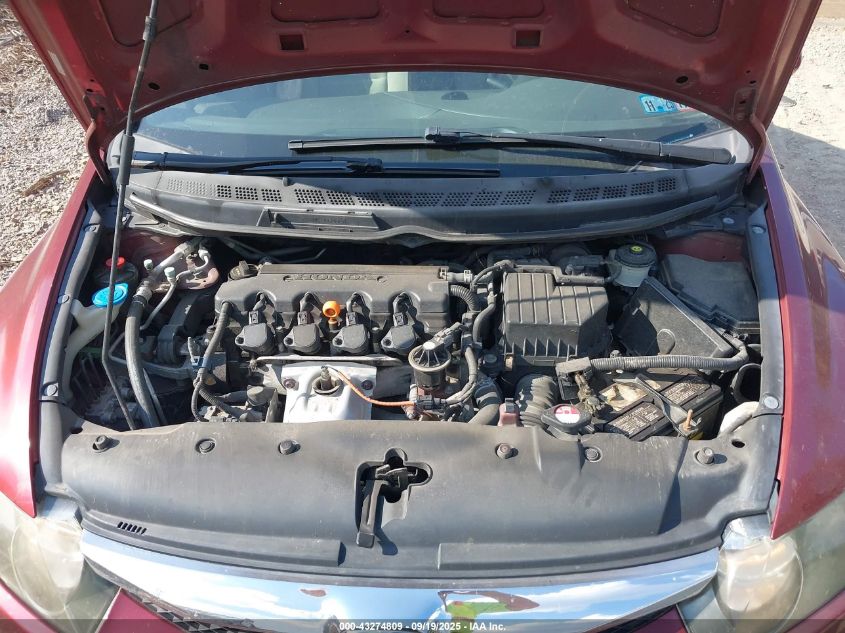 2009 Honda Civic Lx VIN: 2HGFA16599H501298 Lot: 43274809