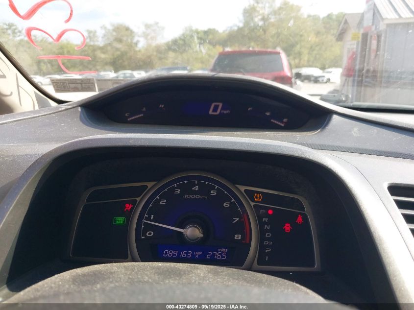 2009 Honda Civic Lx VIN: 2HGFA16599H501298 Lot: 43274809