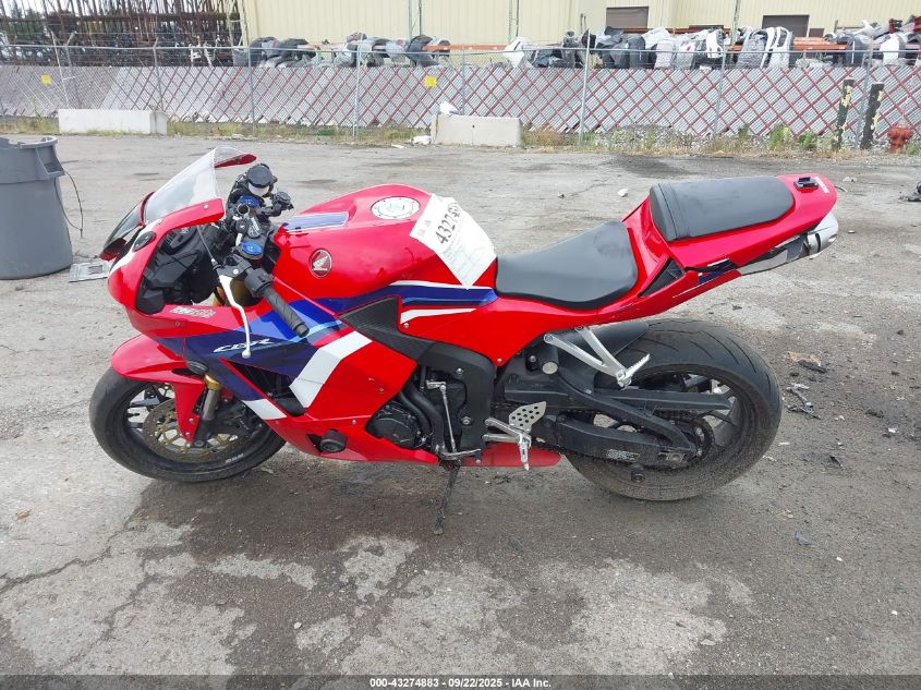 2024 Honda Cbr600 Rr VIN: JH2PC40J1RK100509 Lot: 43274883