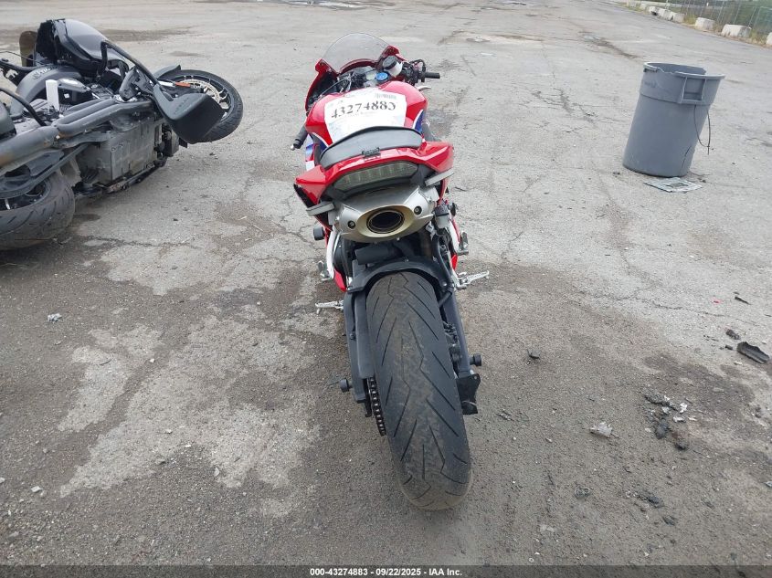 2024 Honda Cbr600 Rr VIN: JH2PC40J1RK100509 Lot: 43274883