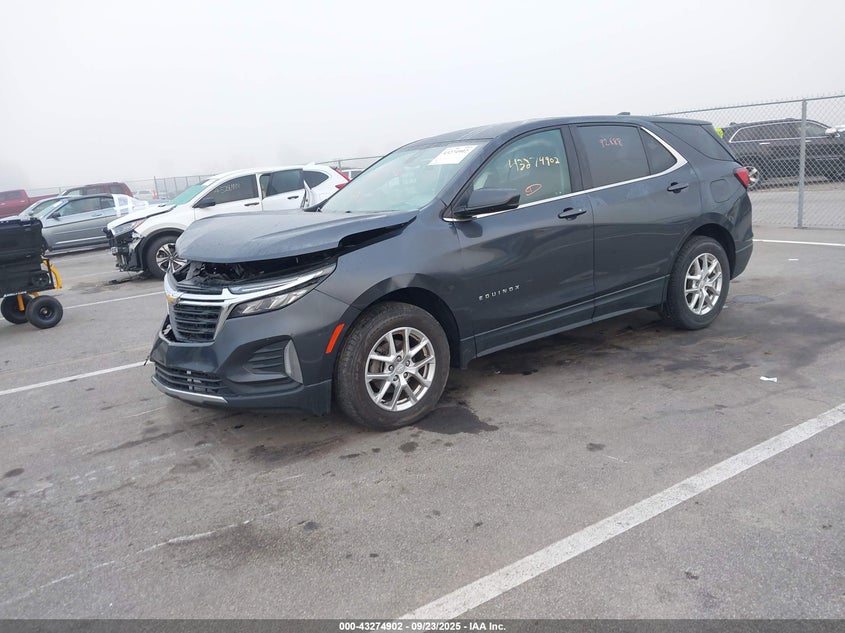 2GNAXUEV1N6113960 2022 CHEVROLET EQUINOX photo no. 2