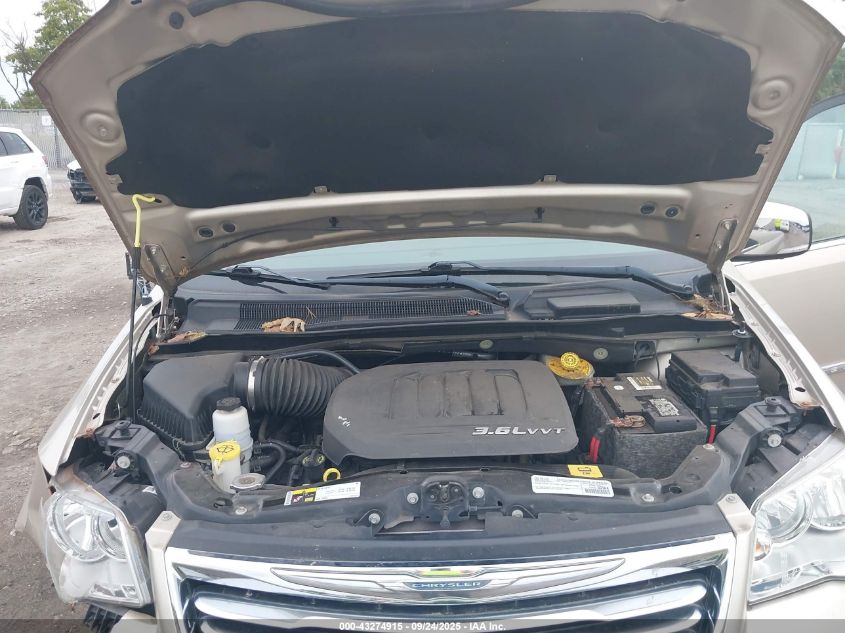 2016 Chrysler Town & Country Touring-L Anniversary Edition VIN: 2C4RC1CG2GR260722 Lot: 43274915