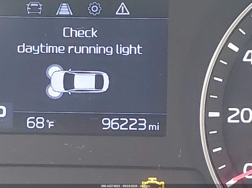 2019 Kia Forte Fe VIN: 3KPF24AD6KE097390 Lot: 43274923