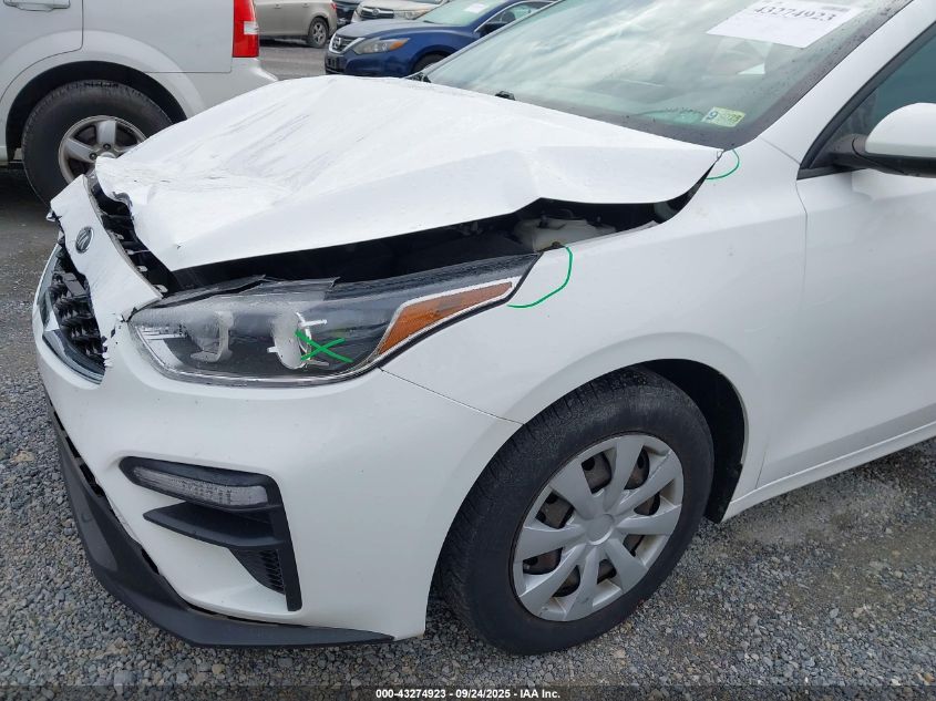 2019 Kia Forte Fe VIN: 3KPF24AD6KE097390 Lot: 43274923