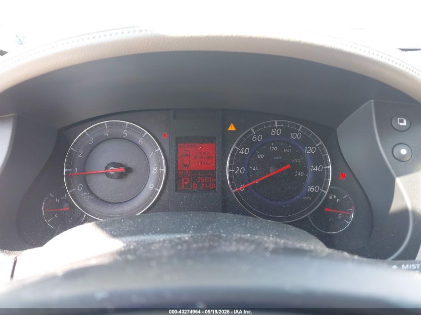 2010 Infiniti Ex35 Journey VIN: JN1AJ0HR6AM750357 Lot: 43274964