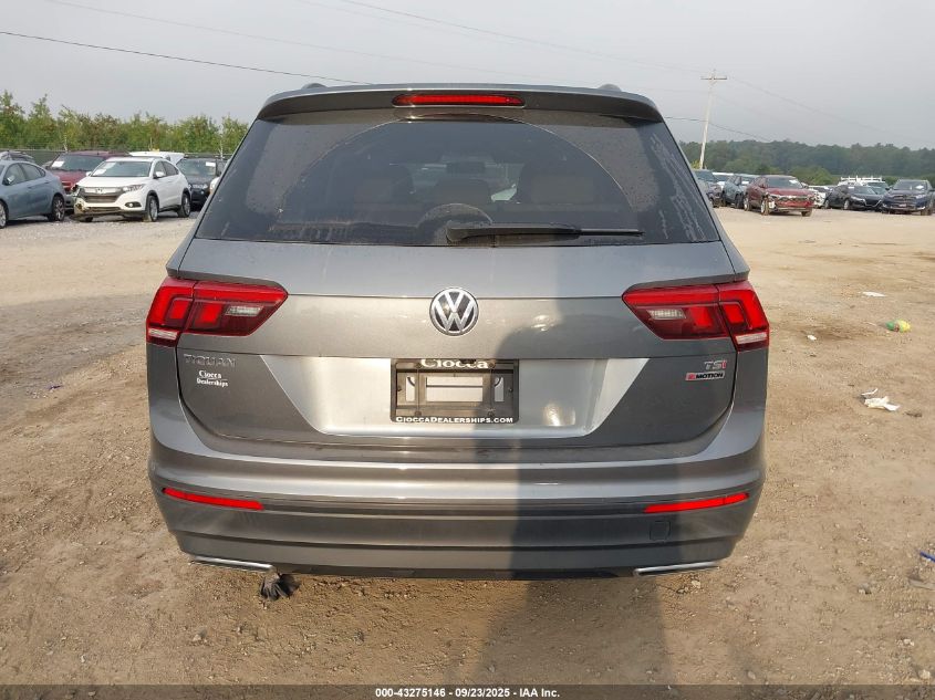 2018 Volkswagen Tiguan 2.0T S VIN: 3VV0B7AX3JM123581 Lot: 43275146