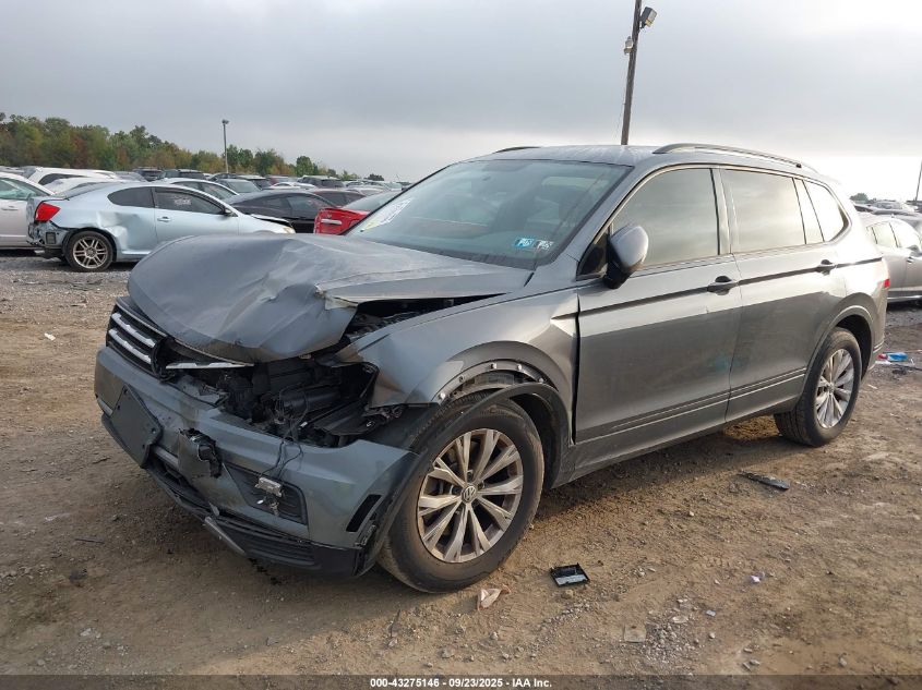 2018 Volkswagen Tiguan 2.0T S VIN: 3VV0B7AX3JM123581 Lot: 43275146