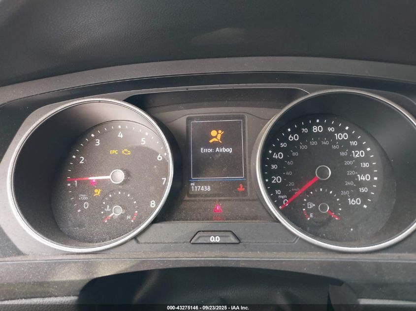 2018 Volkswagen Tiguan 2.0T S VIN: 3VV0B7AX3JM123581 Lot: 43275146