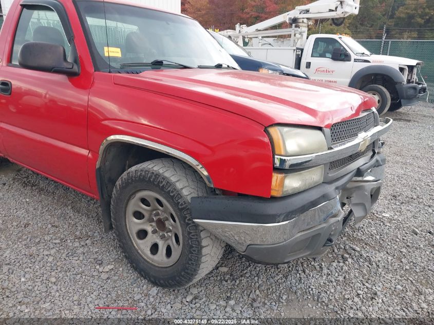 2005 Chevrolet Silverado 1500 Work Truck VIN: 1GCEC14X85Z358783 Lot: 43275149