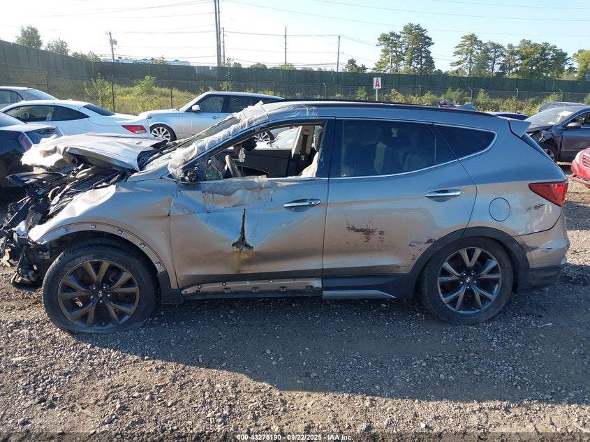 2017 Hyundai Santa Fe Sport 2.0T Ultimate VIN: 5XYZWDLA4HG401722 Lot: 43275190