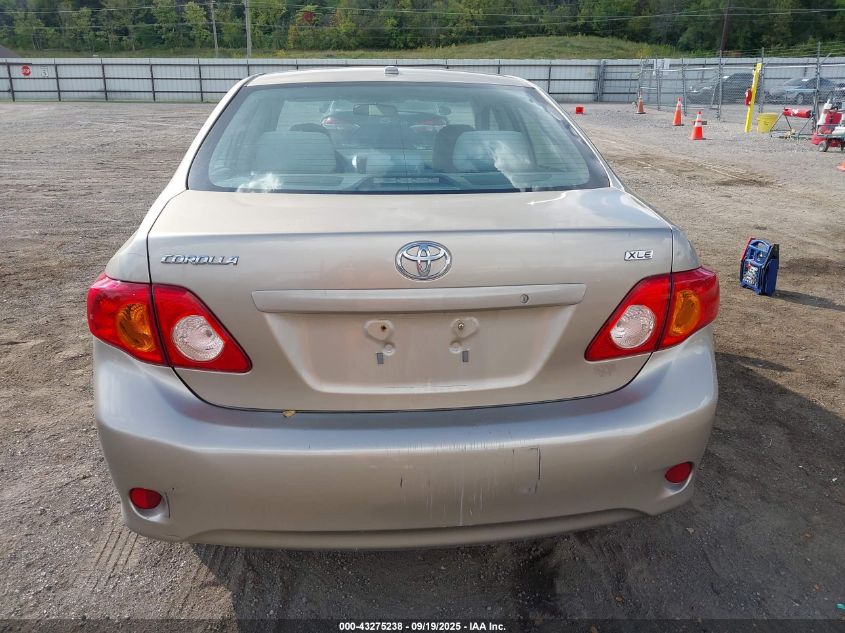 2009 Toyota Corolla Xle VIN: 1NXBU40E89Z097403 Lot: 43275238