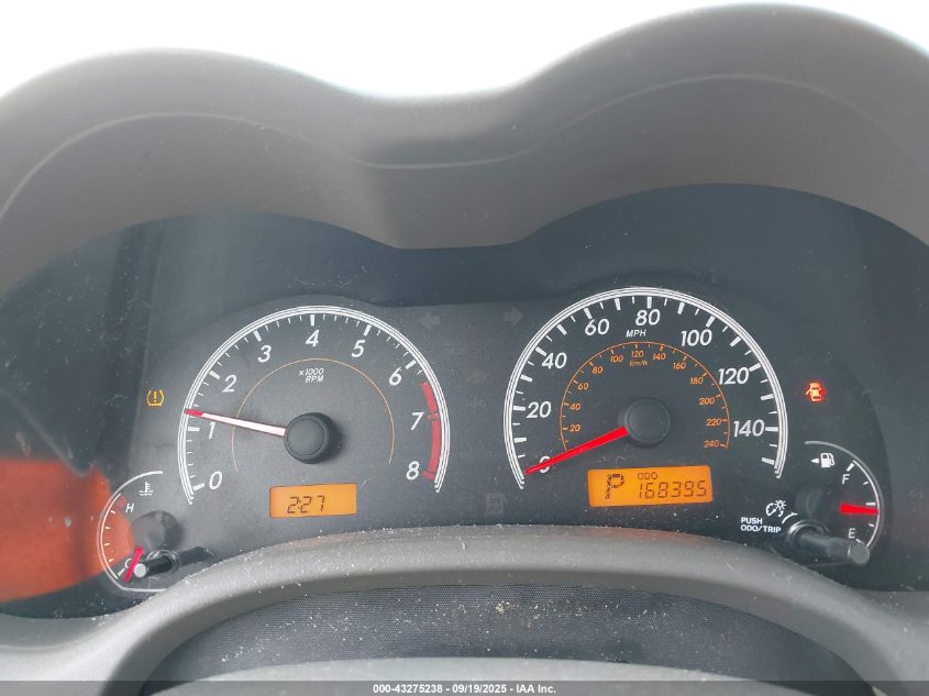 2009 Toyota Corolla Xle VIN: 1NXBU40E89Z097403 Lot: 43275238