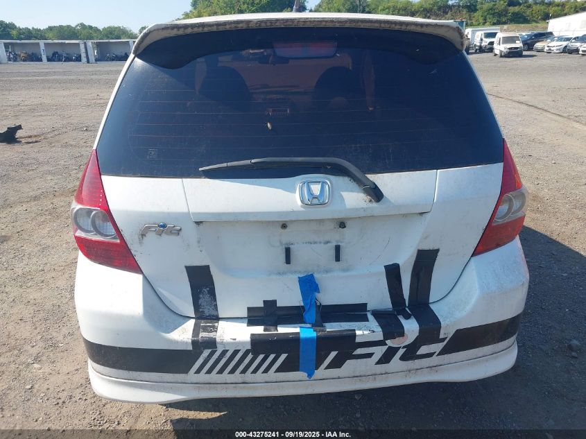 2007 Honda Fit Sport VIN: JHMGD38647S034243 Lot: 43275241