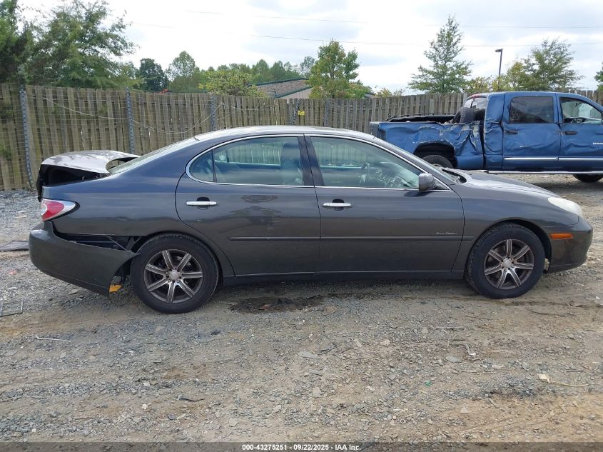 2004 Lexus Es 330 VIN: JTHBA30G245033559 Lot: 43275251