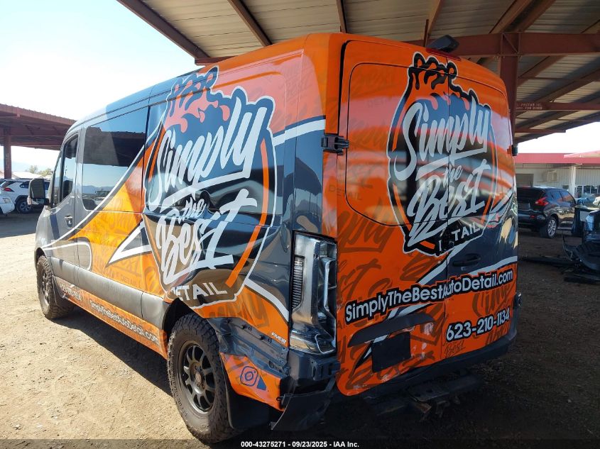 2022 Mercedes-Benz Sprinter 2500 Standard Roof I4 Diesel VIN: W1W4DBHYXNT084530 Lot: 43275271