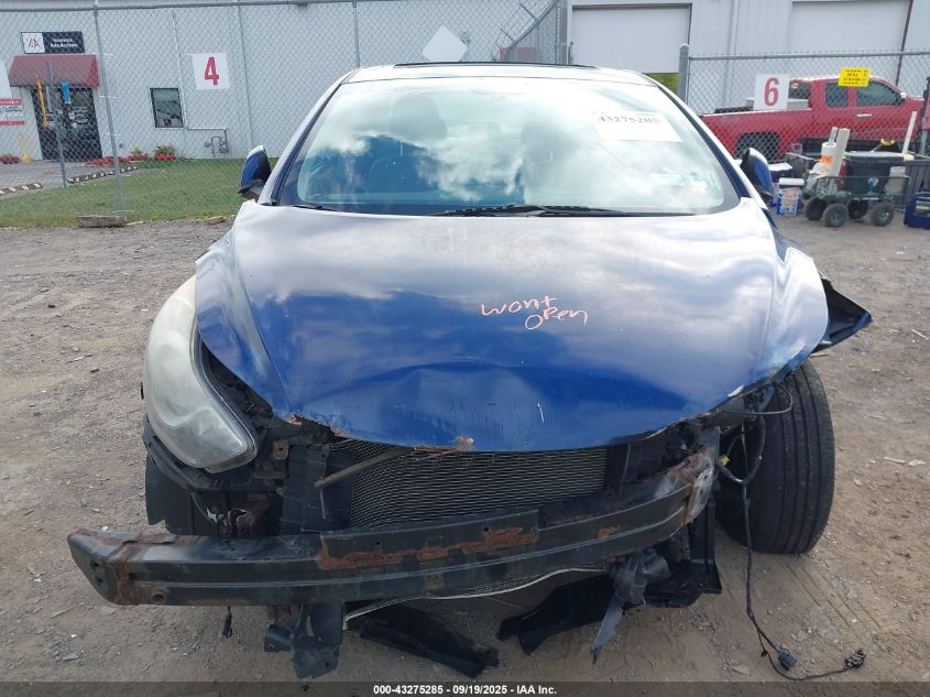 2013 Hyundai Elantra Limited VIN: KMHDH4AE9DU699599 Lot: 43275285