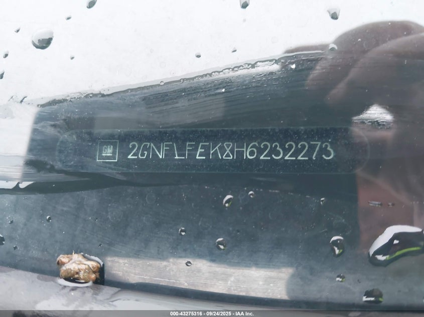 2017 CHEVROLET EQUINOX LT - 2GNFLFEK8H6232273