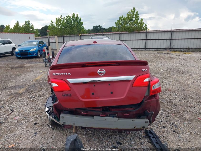 2016 Nissan Sentra Sv VIN: 3N1AB7AP2GY277187 Lot: 43275324