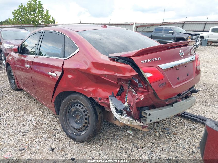 2016 Nissan Sentra Sv VIN: 3N1AB7AP2GY277187 Lot: 43275324