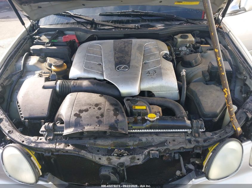 2001 Lexus Gs 430 VIN: JT8BL69S910007116 Lot: 43275373