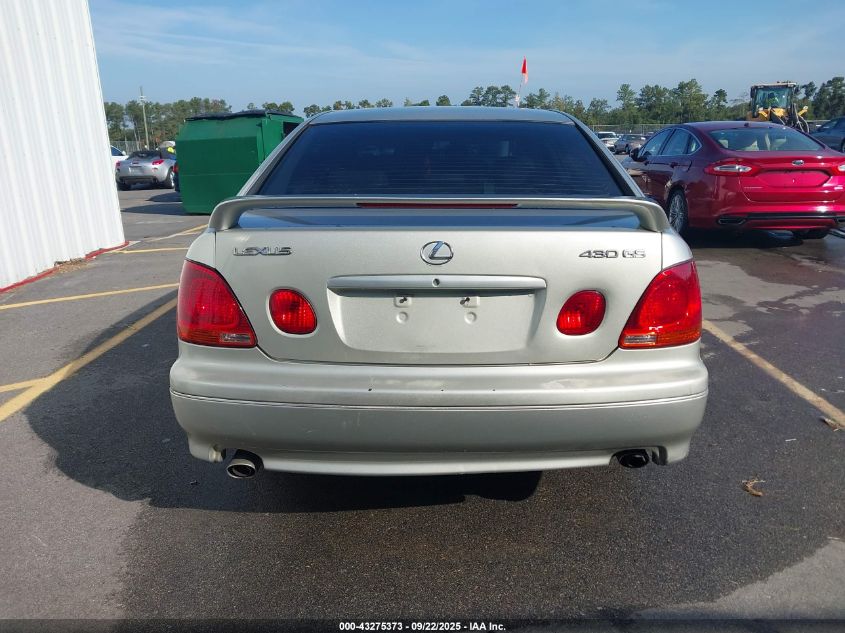 2001 Lexus Gs 430 VIN: JT8BL69S910007116 Lot: 43275373