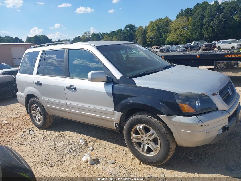 2004 Honda Pilot Ex-L VIN: 2HKYF18634H599940 Lot: 43275391