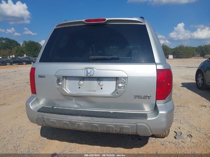 2004 Honda Pilot Ex-L VIN: 2HKYF18634H599940 Lot: 43275391