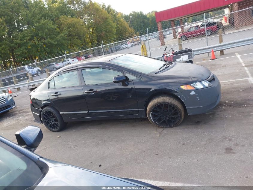 2008 Honda Civic Lx VIN: 2HGFA165X8H326753 Lot: 43275394