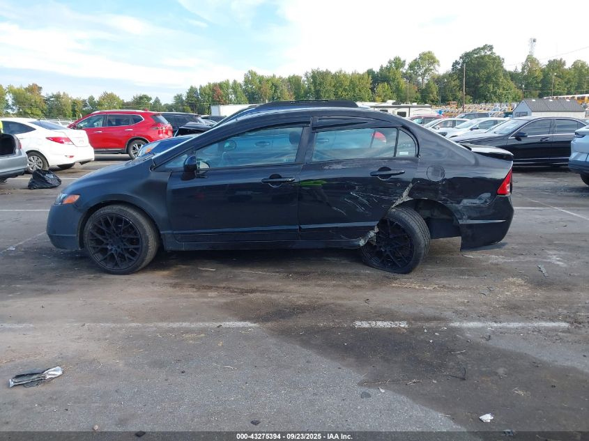 2008 Honda Civic Lx VIN: 2HGFA165X8H326753 Lot: 43275394