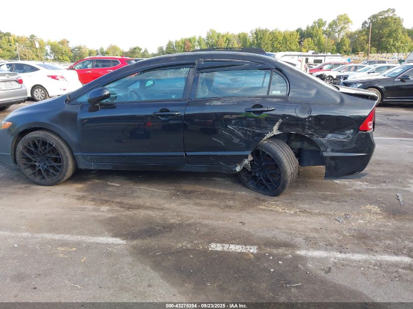 2008 Honda Civic Lx VIN: 2HGFA165X8H326753 Lot: 43275394