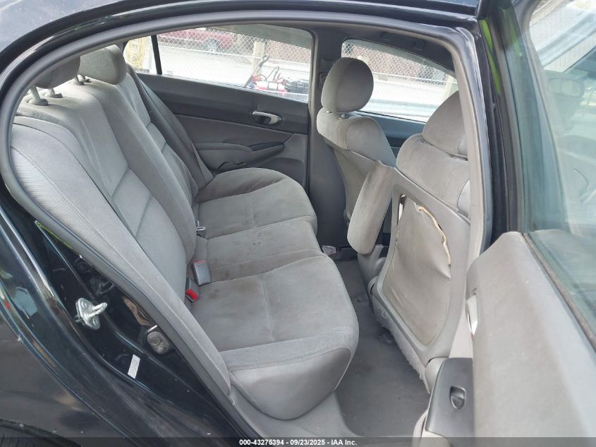 2008 Honda Civic Lx VIN: 2HGFA165X8H326753 Lot: 43275394