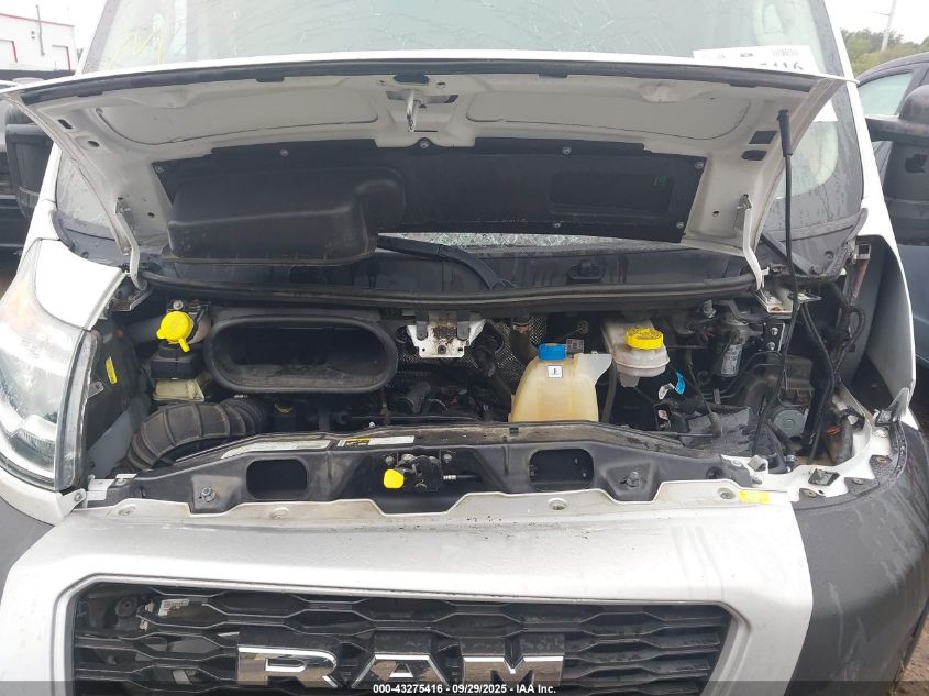 2021 Ram Promaster 1500 High Roof 136 Wb VIN: 3C6ERVBG6ME505290 Lot: 43275416