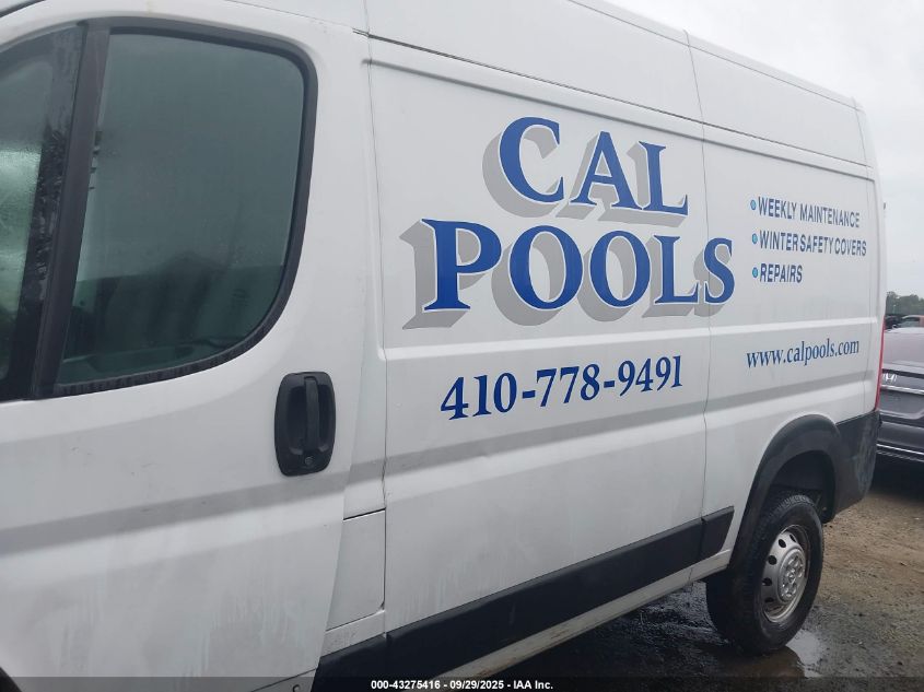 2021 Ram Promaster 1500 High Roof 136 Wb VIN: 3C6ERVBG6ME505290 Lot: 43275416