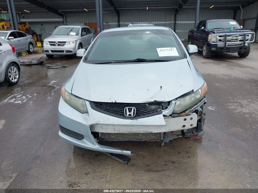 2012 Honda Civic Lx VIN: 2HGFG3A57CH522210 Lot: 43275417
