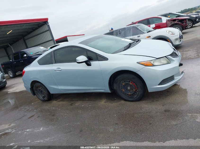 2012 Honda Civic Lx VIN: 2HGFG3A57CH522210 Lot: 43275417