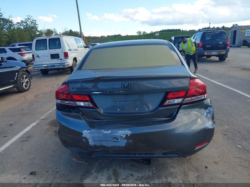 2013 Honda Civic Lx VIN: 2HGFB2F52DH565954 Lot: 43275425