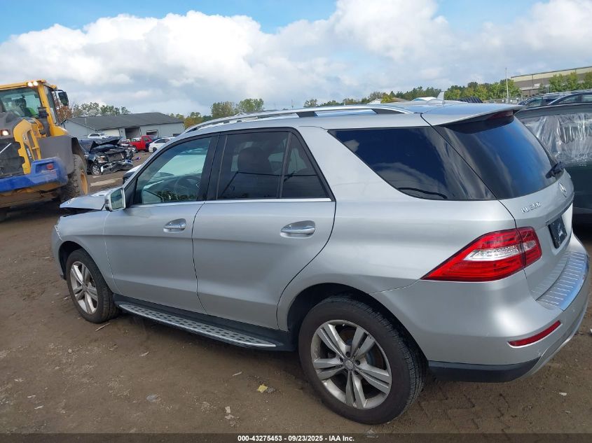 2015 Mercedes-Benz Ml 350 4Matic VIN: 4JGDA5HB4FA614081 Lot: 43275453