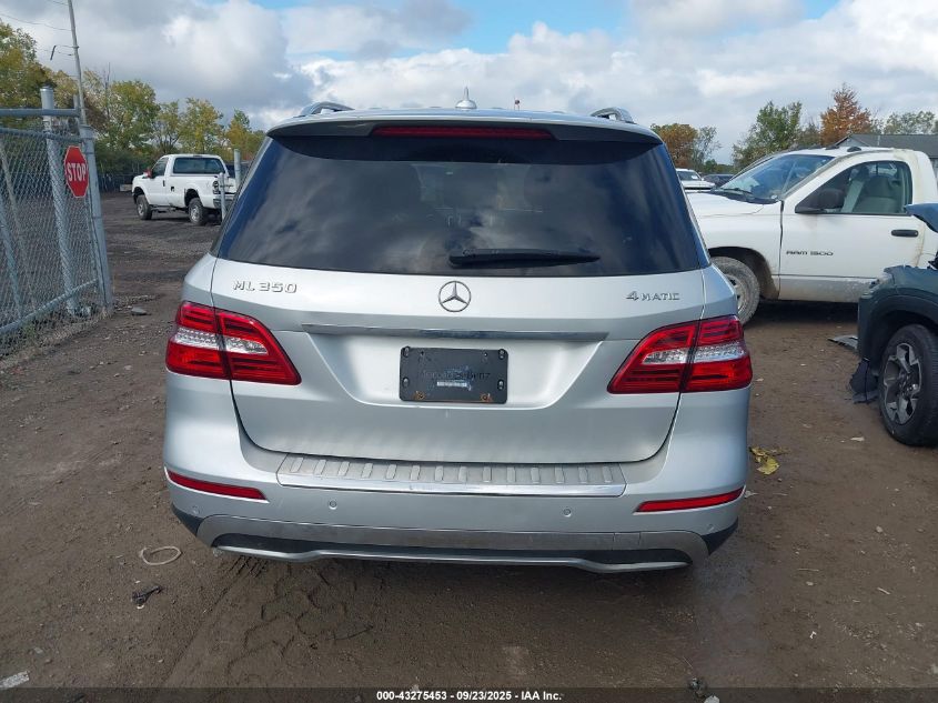 2015 Mercedes-Benz Ml 350 4Matic VIN: 4JGDA5HB4FA614081 Lot: 43275453