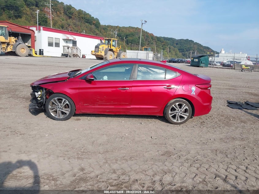 2017 HYUNDAI ELANTRA LIMITED - 5NPD84LF7HH009407