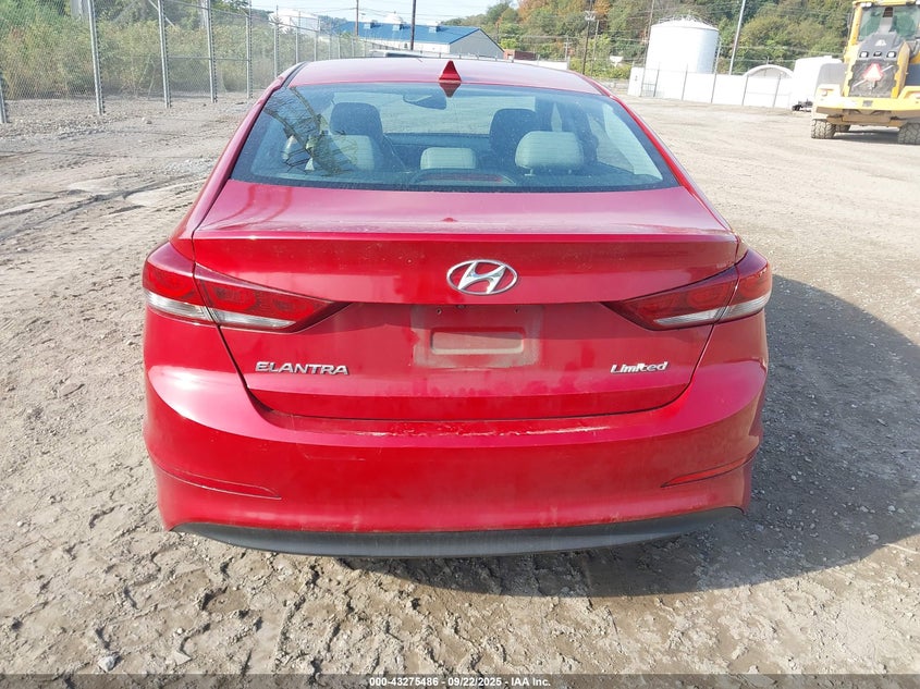 2017 HYUNDAI ELANTRA LIMITED - 5NPD84LF7HH009407