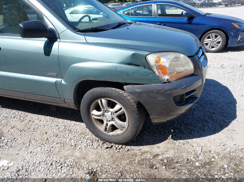 2005 Kia Sportage Ex V6/Lx V6 VIN: KNDJE723357137163 Lot: 43275567