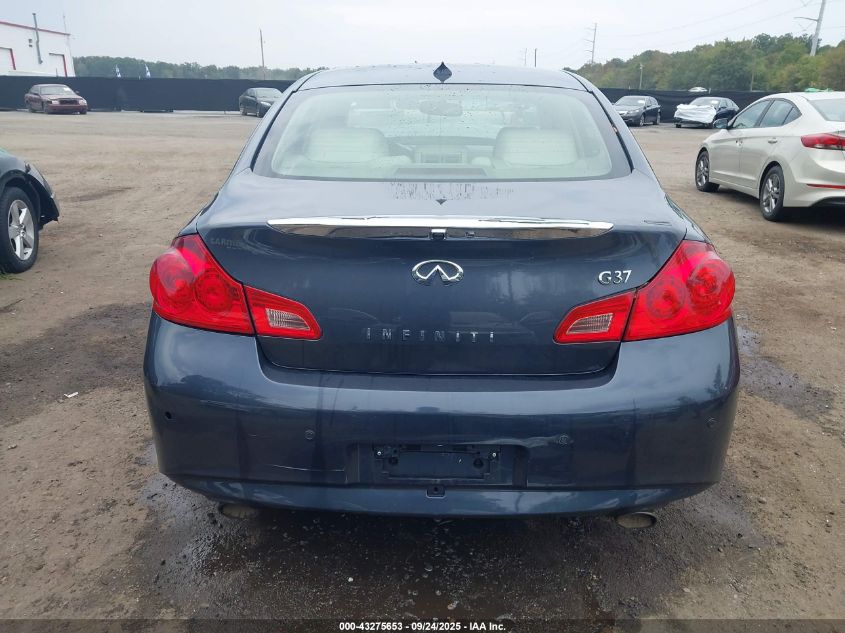 2013 Infiniti G37X VIN: JN1CV6AR5DM762756 Lot: 43275653