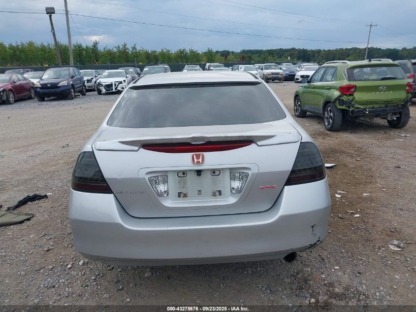 2006 Honda Accord 2.4 Se VIN: 1HGCM563X6A136379 Lot: 43275676
