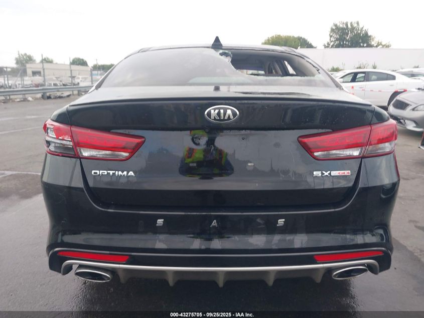 2016 Kia Optima Sx Turbo VIN: 5XXGW4L23GG063572 Lot: 43275705