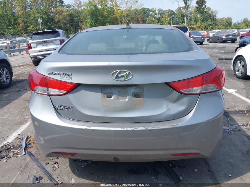 2013 Hyundai Elantra Gls VIN: KMHDH4AEXDU931661 Lot: 43275715