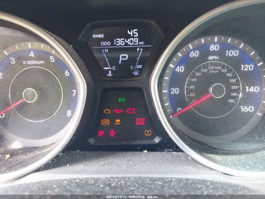 2013 Hyundai Elantra Gls VIN: KMHDH4AEXDU931661 Lot: 43275715