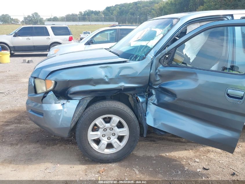2006 Honda Ridgeline Rts VIN: 2HJYK16426H575925 Lot: 43275748