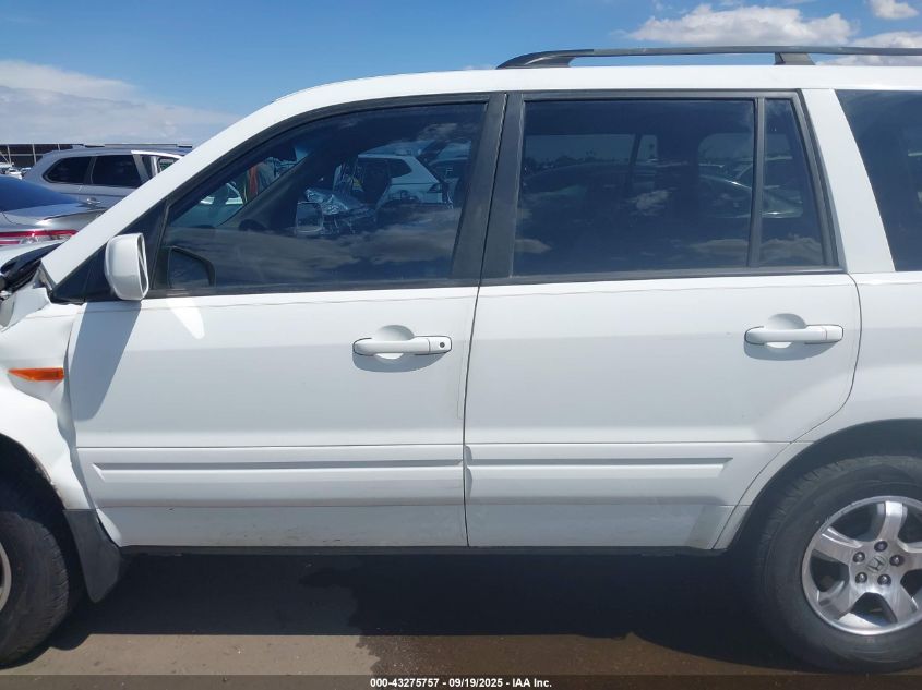 2007 Honda Pilot Ex VIN: 5FNYF28447B044339 Lot: 43275757