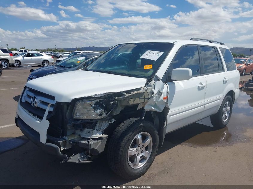 2007 Honda Pilot Ex VIN: 5FNYF28447B044339 Lot: 43275757